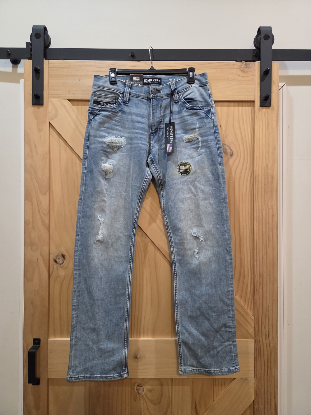 NWT | Howitzer Liberty Relaxed Taper Distressed Tactical Jeans | 30×32